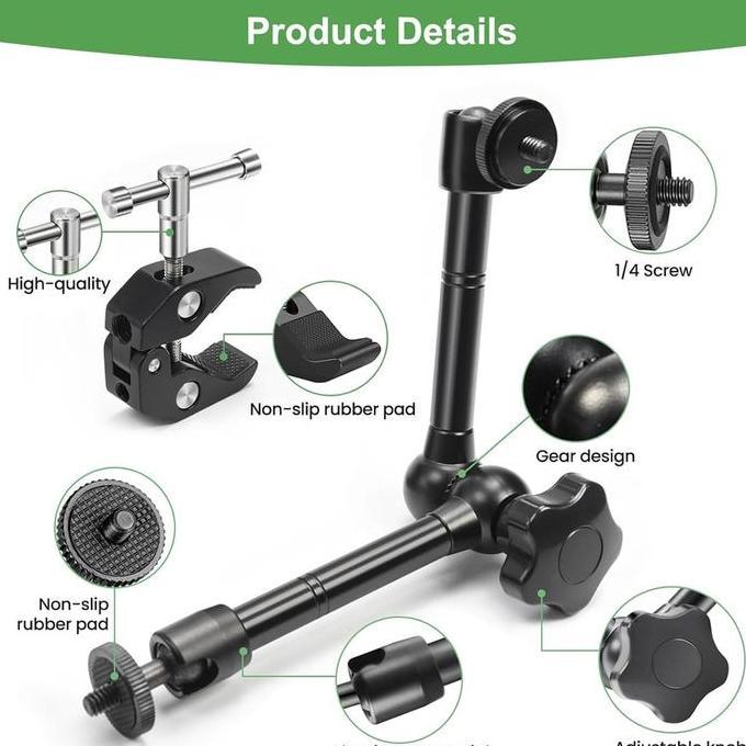 Magic Clamp / Magic Arm 11 Inch includ Super C-Clamp