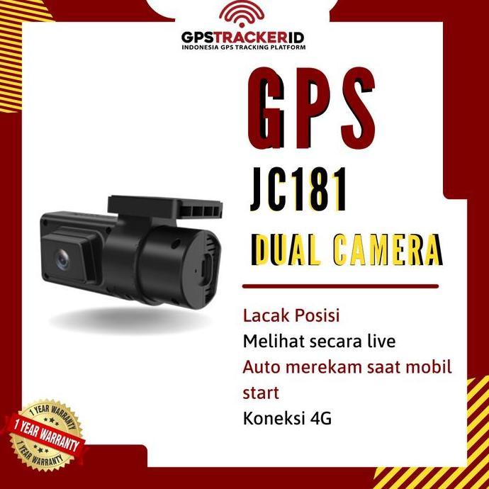 Promo - Gps Tracker Jc181 Dual Camera Dashcam 4G Mobil Original