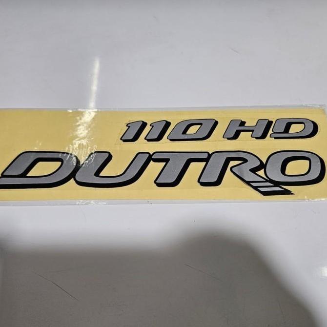 Promo Stiker 110 HD DUTRO Toyota Dyna Hino Dutro Diskon