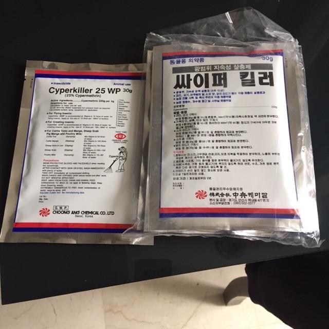 Cyperkiller 40 Wp Anti Kutu  Serangga Walet Asli Korea
