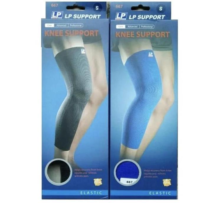 Knee LP Support Panjang Original Deker Lutut Engkel 667 Long