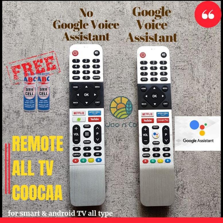 Remote Coocaa / COOCAA Android Smart Tv Original pabrik
