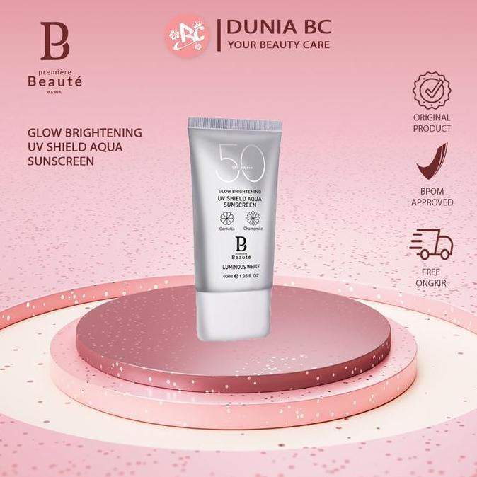 [BPOM] Premiere Beaute Sunscreen (SPF 50 PA+++) 40ml UV Shield Sun protect sun block badan sun blcok