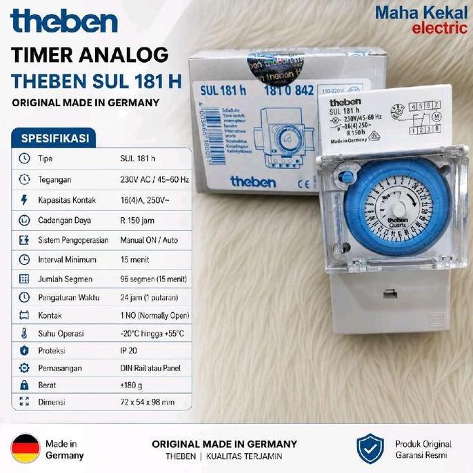 timer theben sul 181 h/h original/timer theben 181H/H original