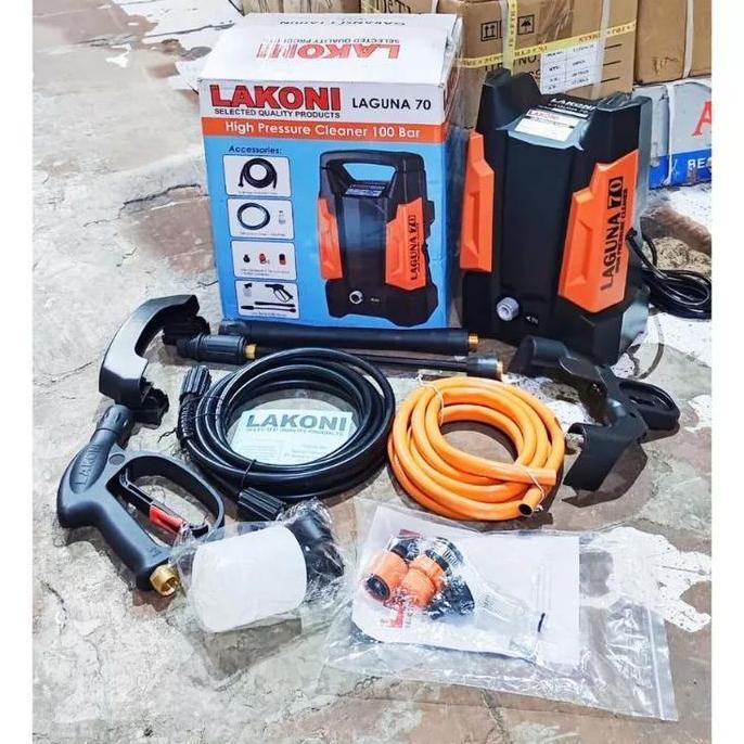 PHRENA Mesin Jet Cleaner LAKONI LAGUNA 70 Steam Cuci Motor Mobil / Mesin Cuci Motor Mobil Listrik Se