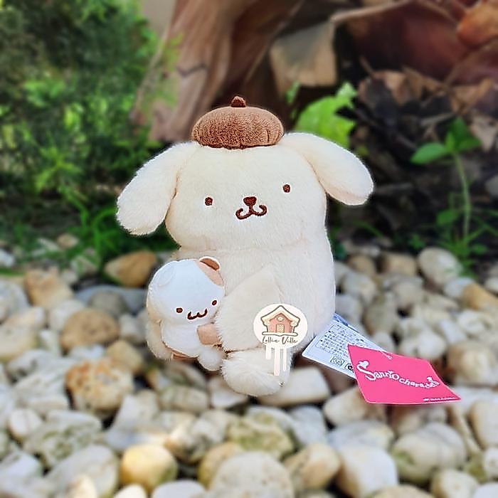 Sanrio Pompompurin Pair Plush Doll 19cm