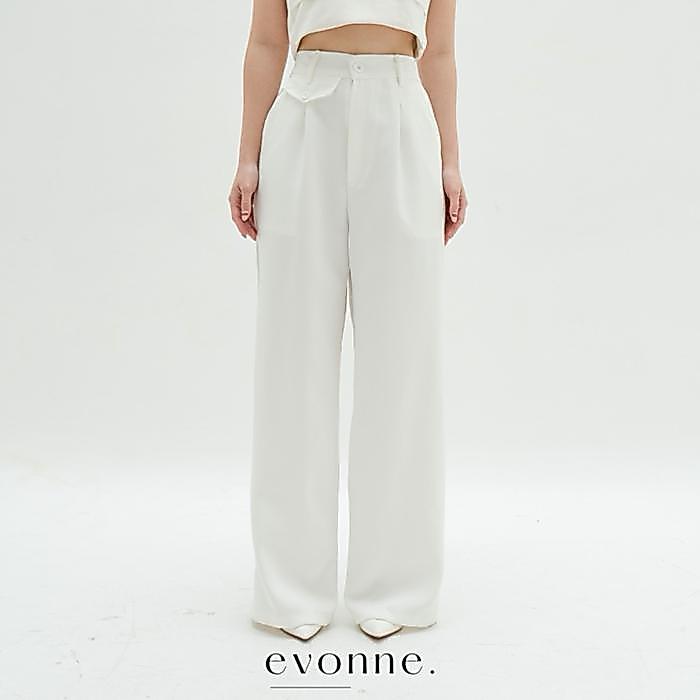 Evonne Iora Pants Celana Panjang Wanita Long Pants Casual Diskon