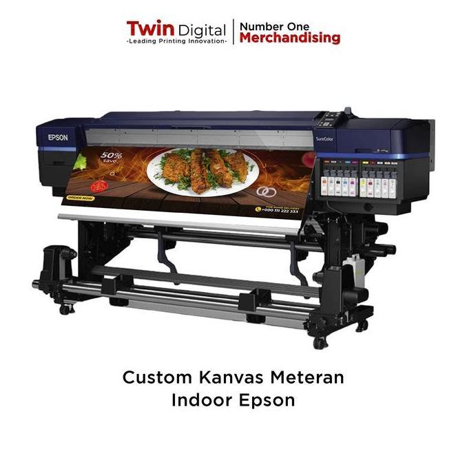[KALA] Cetak Kain Kanvas Meteran / Bahan Kanvas Lukis Besar - Kanvas Epson