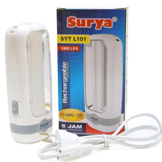 Light- New- Lampu Emergency Led Surya Lampu Senter Charge Led Syt L101 Syt L 101