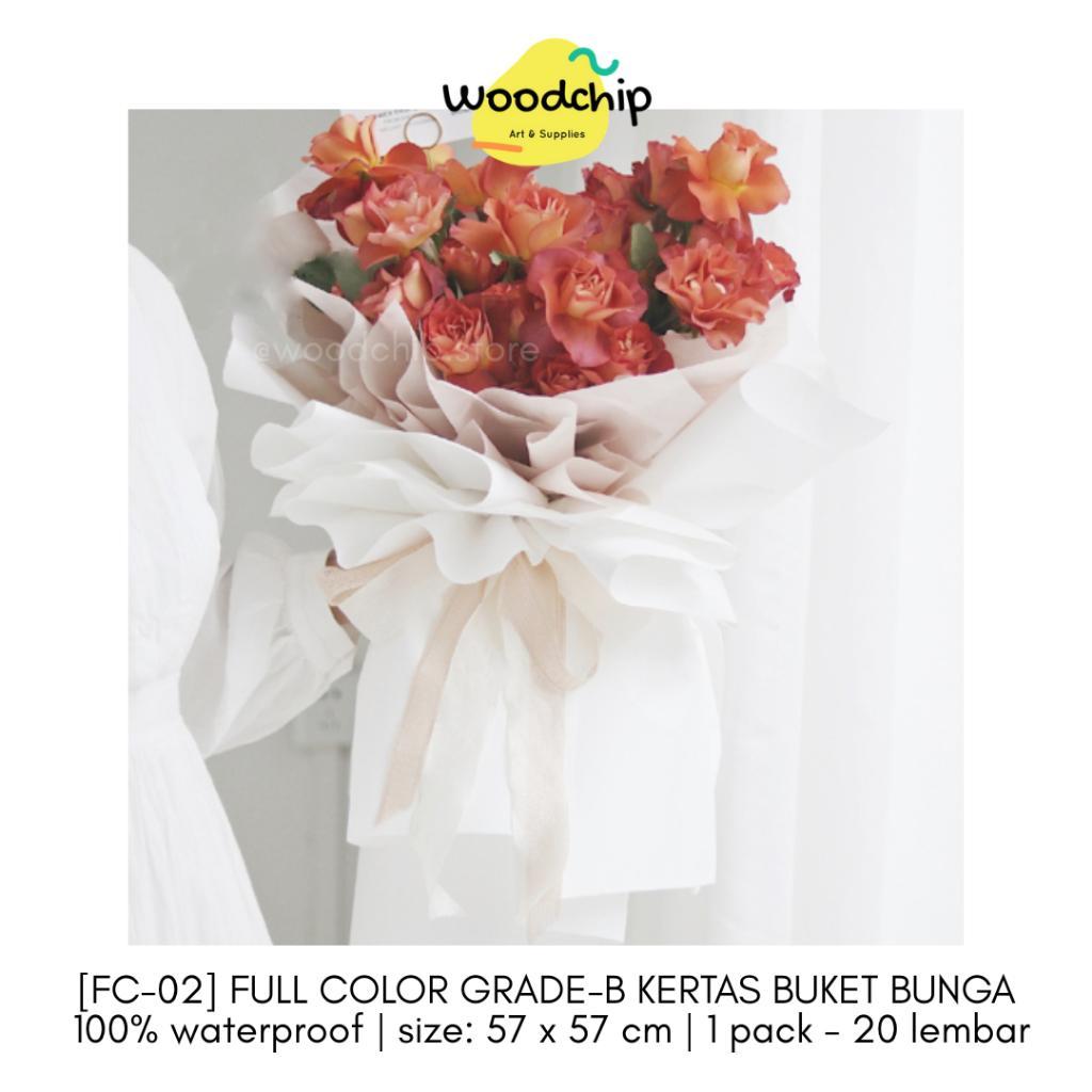 [Pack] Grade-B Full Color Cellophane (Pfcgb) | Kertas Buket Bunga Wrapping Paper