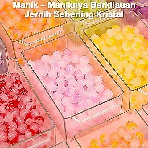 Paket DIY Anak Kidsmile Craft Kit Anak Kids Activity Kit DIY Manik-Manik Set Lengkap DIY Gelang Mani