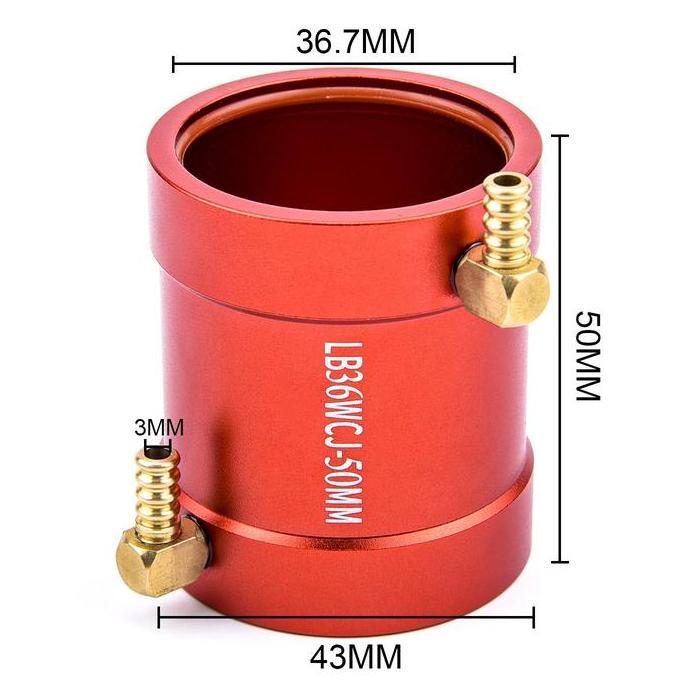 ZEVONOX Motor Water Cooling Sleeve 2435 3650/Brushless Water Cooling Sleeve