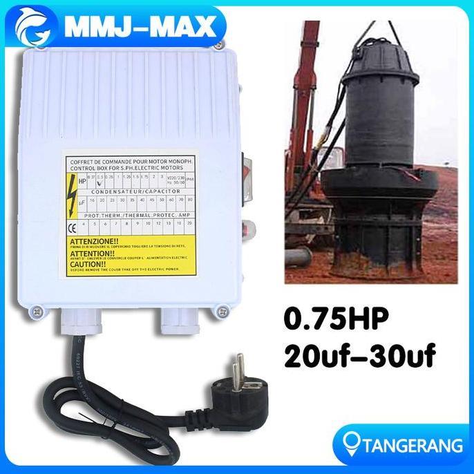 ZEVONOX Control Box Satellite Water Pump 0.75HP/Control Panel Submersible Pump