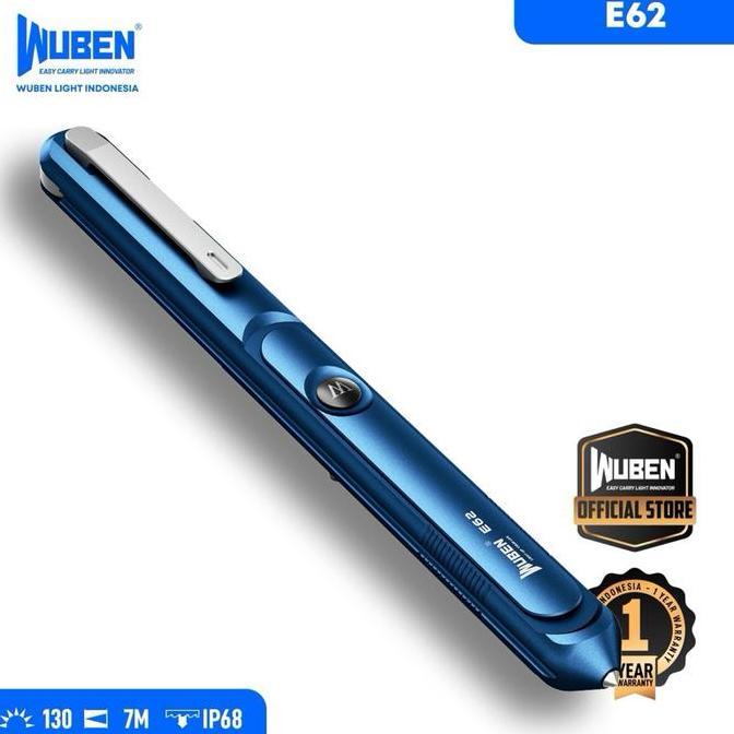 Wuben E62 Multifunctional EDC Tactical Pen Light & Knife Flashlight Senter