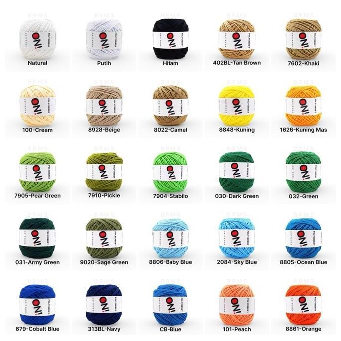 Benang Rajut Polyester Polycherry Grosir 10 Gulung Bisa Campur Warna