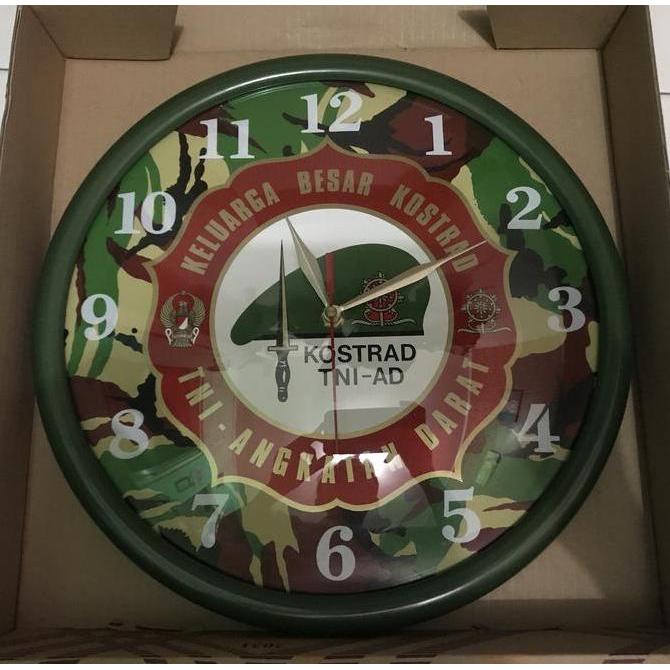 Jam Dinding Kostrad TNI AD / Jam Dinding Keluarga Besar Kostrad TNI AD