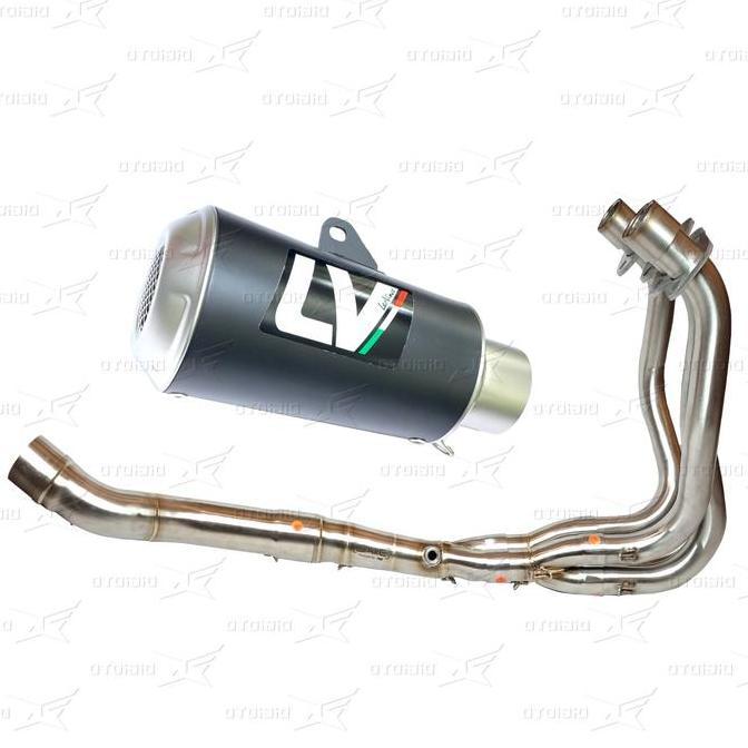 Promo, Leovince Knalpot Racing Fullsystem Kawasaki Zx25R Zx25 R With Drake Header Stainless Original