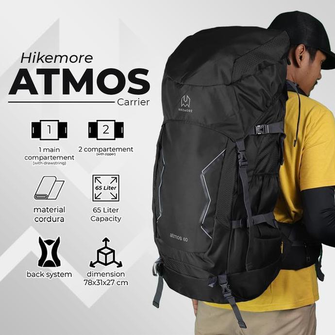 NEW Tas Ransel Gunung Carrier Hikemore Atmos Setara Eiger