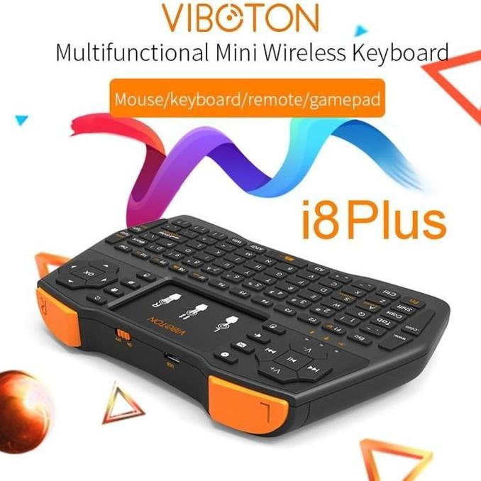BEBAS ONGKIR - VIBOTON i8 Plus Wireless KEYBOARD Computer Mouse