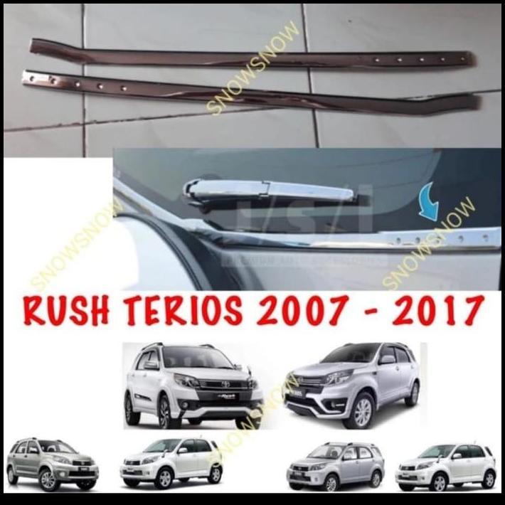 TERBARU LIS KACA BELAKANG WARNA CHROME MOBIL RUSH TERIOS LAMA 2007-2017 