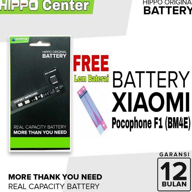 Hippo Baterai Compatible Pocophone F1 4000mah KODE BATERAI BM4E / BM-4E / BM 4E