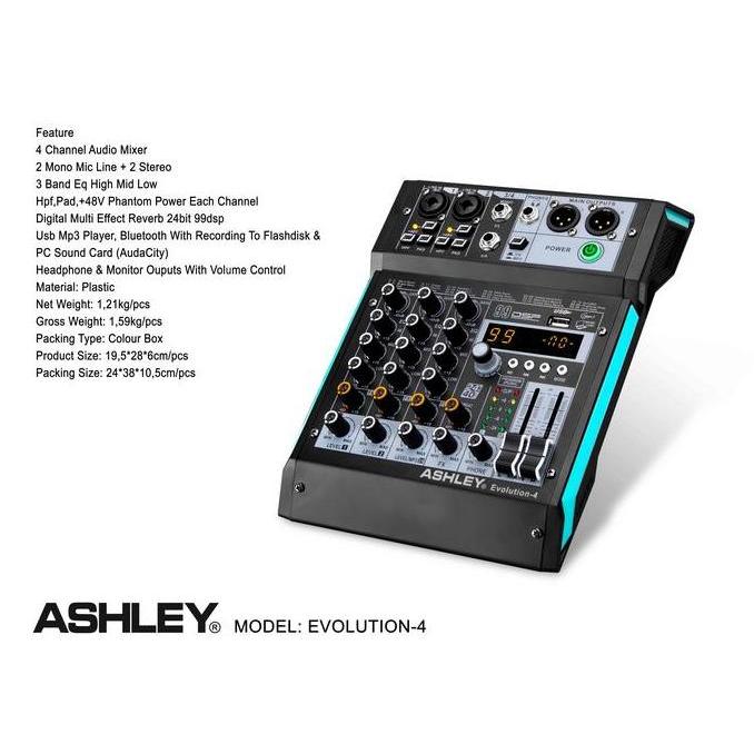 Myus- Mixer Audio Ashley Evolution4 Evolution 4