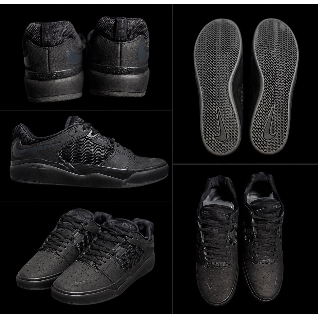 NIKE SB Ishod Wair PREMIUM Triple Black, US-10 28cm, ORIGINAL
