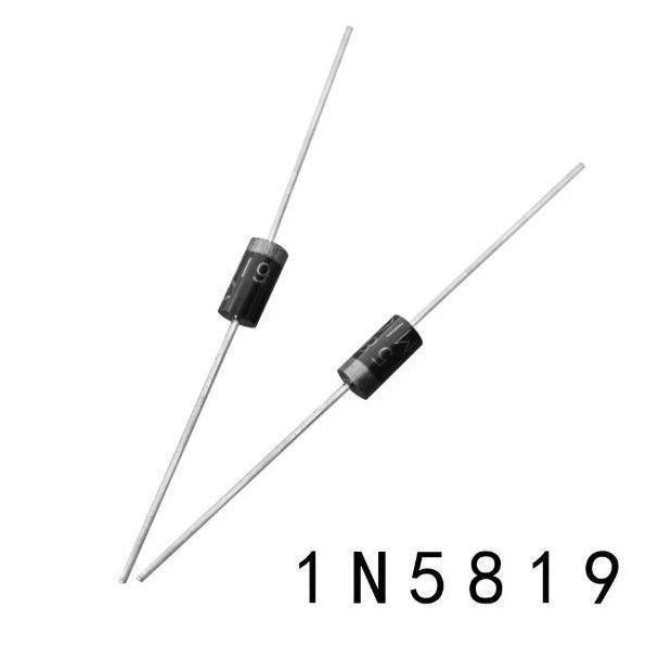 10PCS 1N5819 SCHOTTKY DIODE 1A/40V ITEBND