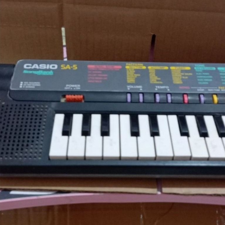 casio songbank keyboard piano SA-5 second original kondisi fisik cek foto