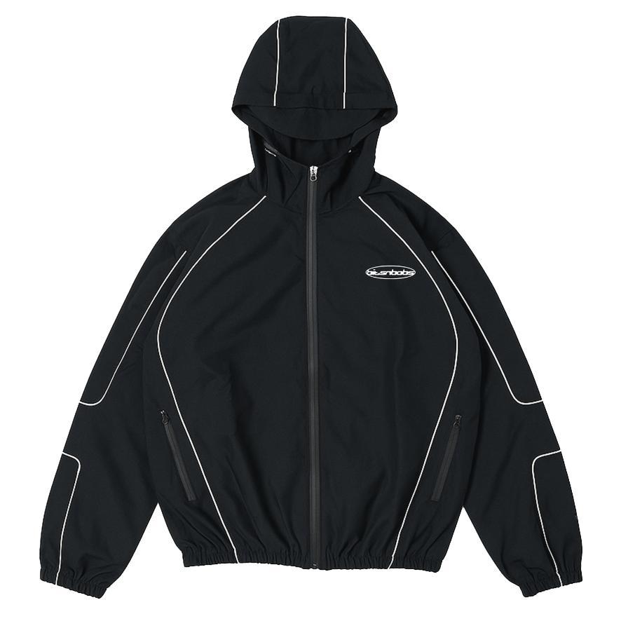 Bitsnbobs Gorpcore Jacket Reflective Davis Black
