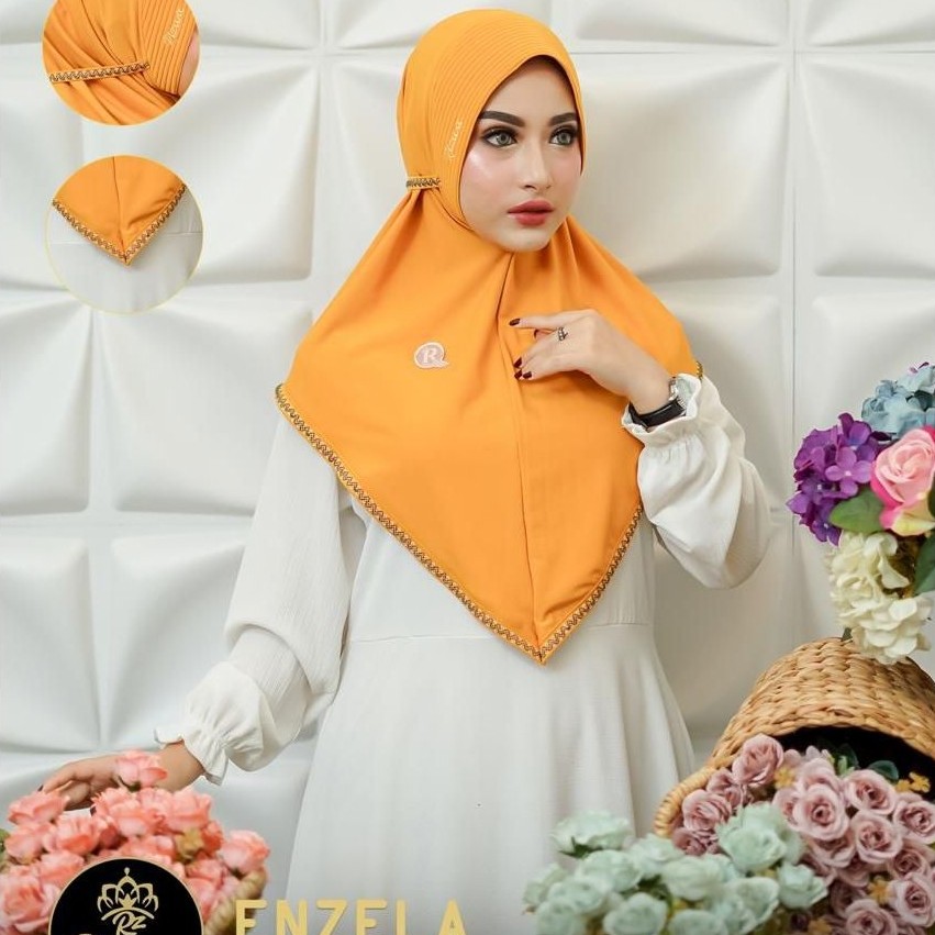 RIZWA ENZELA//HIJAB INSTAN DEWASA BERGO RIZWA