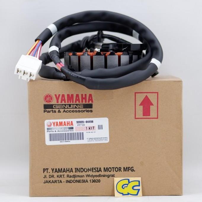 Spul / Stator Assy Yamaha Aerox 155, Lexi Orinal Alat Kabel Lampu Motor Motorcycle Sepeda