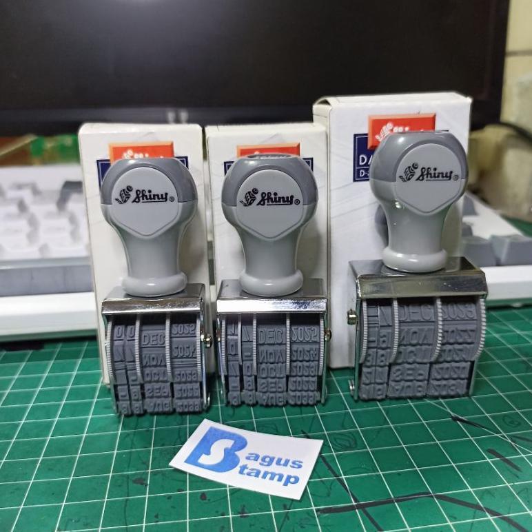 STEMPEL TANGGAL TANGGALAN MANUAL KECIL MINI SHINY 3MM 4MM 5MM D3 D4 D5 D-3 D-4 D-5