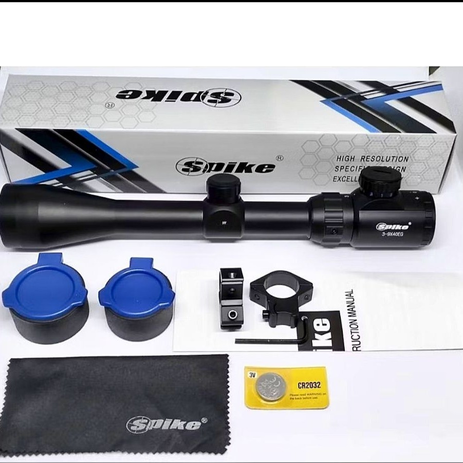 Telescope T eagle 3-9x40WA, Telescope Spike 3-9x40, Teleskop jarak jauh anti getar, Teropong jarak j