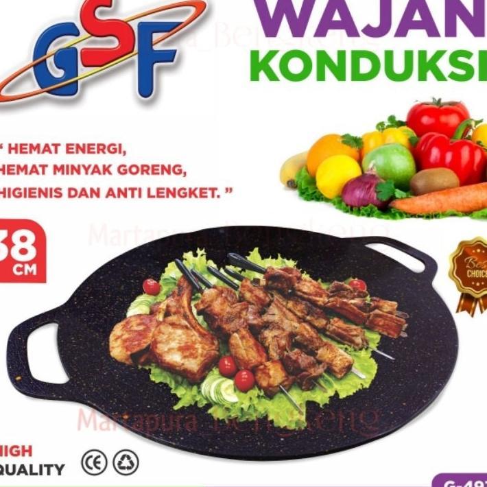 Wajan Konduksi Gsf 38Cm / Wajan Bbq Grill
