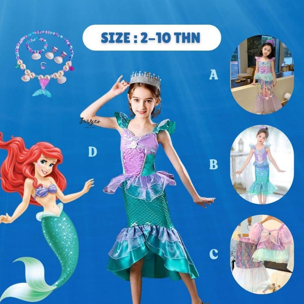 Mermaid Bling-Bling Dress / Kostum Mermaid Dress Anak