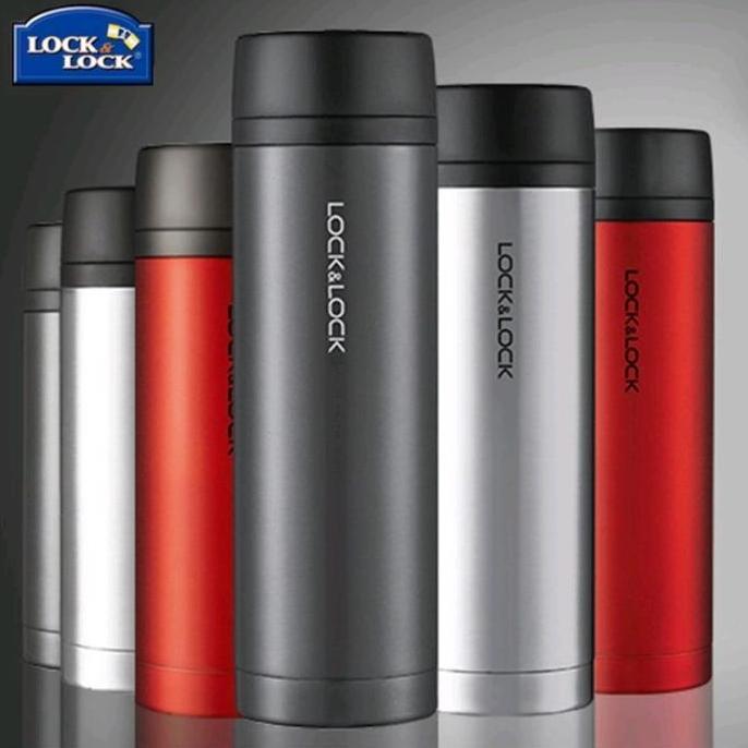 LOCK N LOCK COMPACT TUMBLER 250ML BLACK BOTOL MINUM TERMOS LHC41 - M