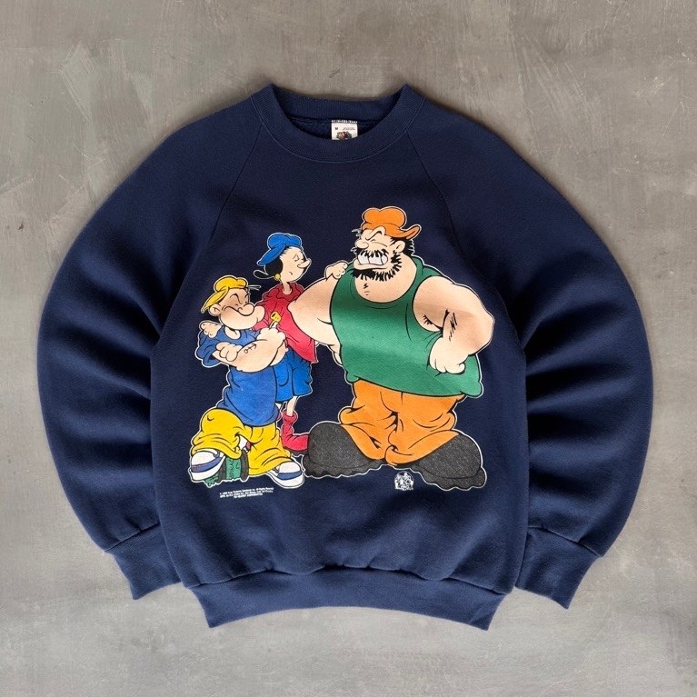 crewneck popeye vintage secondd