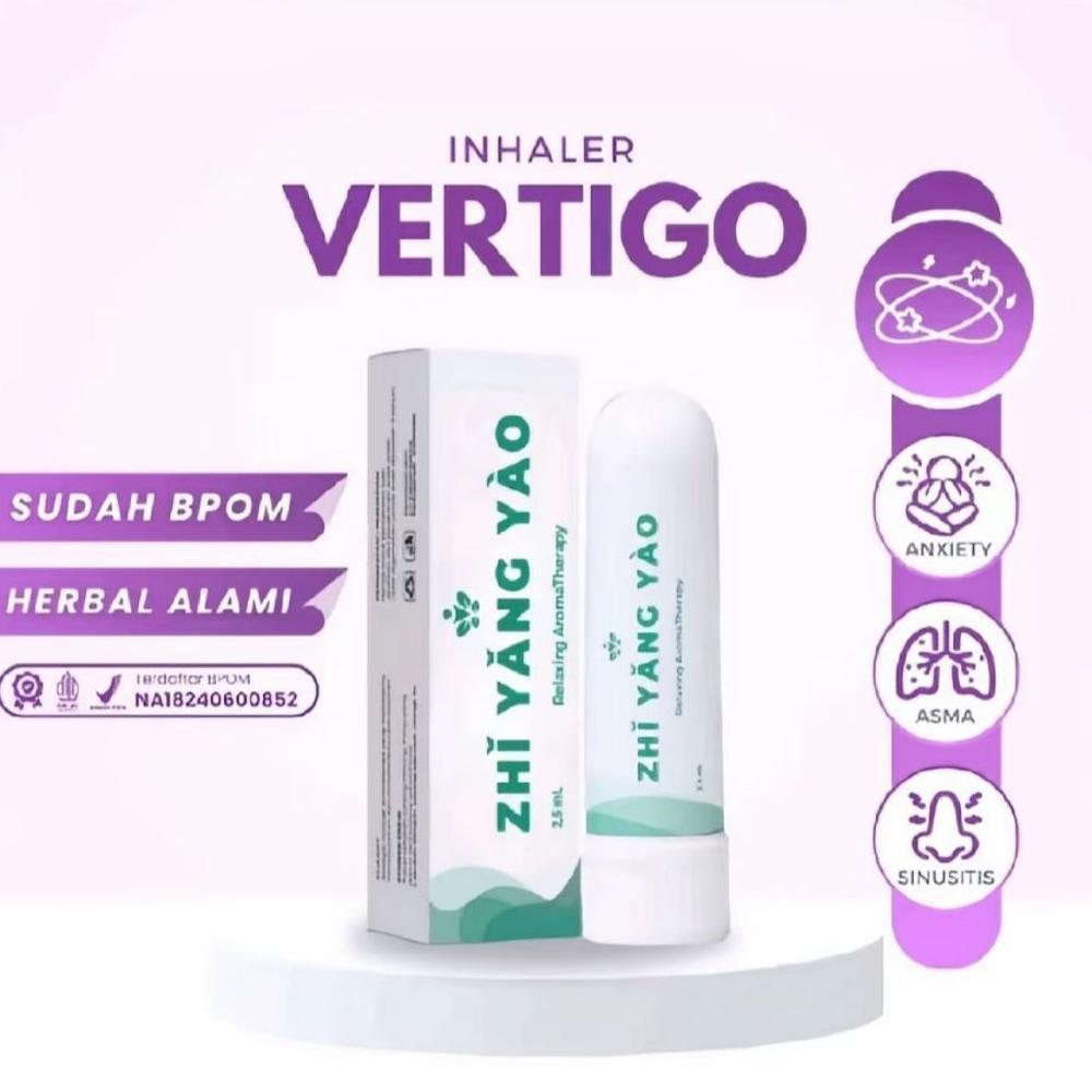 Resmi Zhi Yang Yao Inhaler Sinusitis - Inhaler Herbal Terapi Hidung Tersumbat Dan Vertigo Bpom