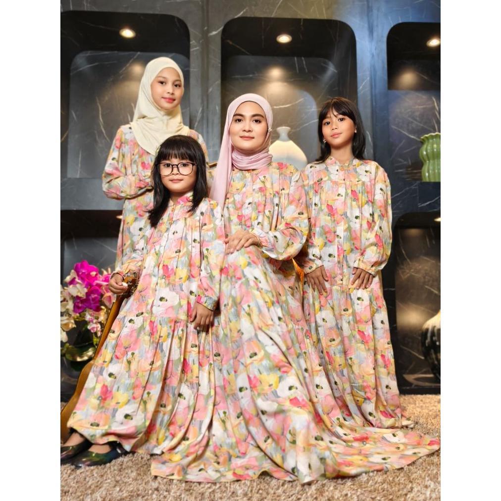 Clearance Gege Couple Gamis Ika Gamis Couple Ibu Dan Anak Gamis Couple Fashion Muslim Wanita