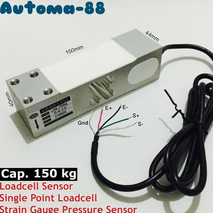 STRAIN GAUGE PRESSURE SENSOR 150KG LOADCELL 150KG LOAD CELL 150 KG NEBU