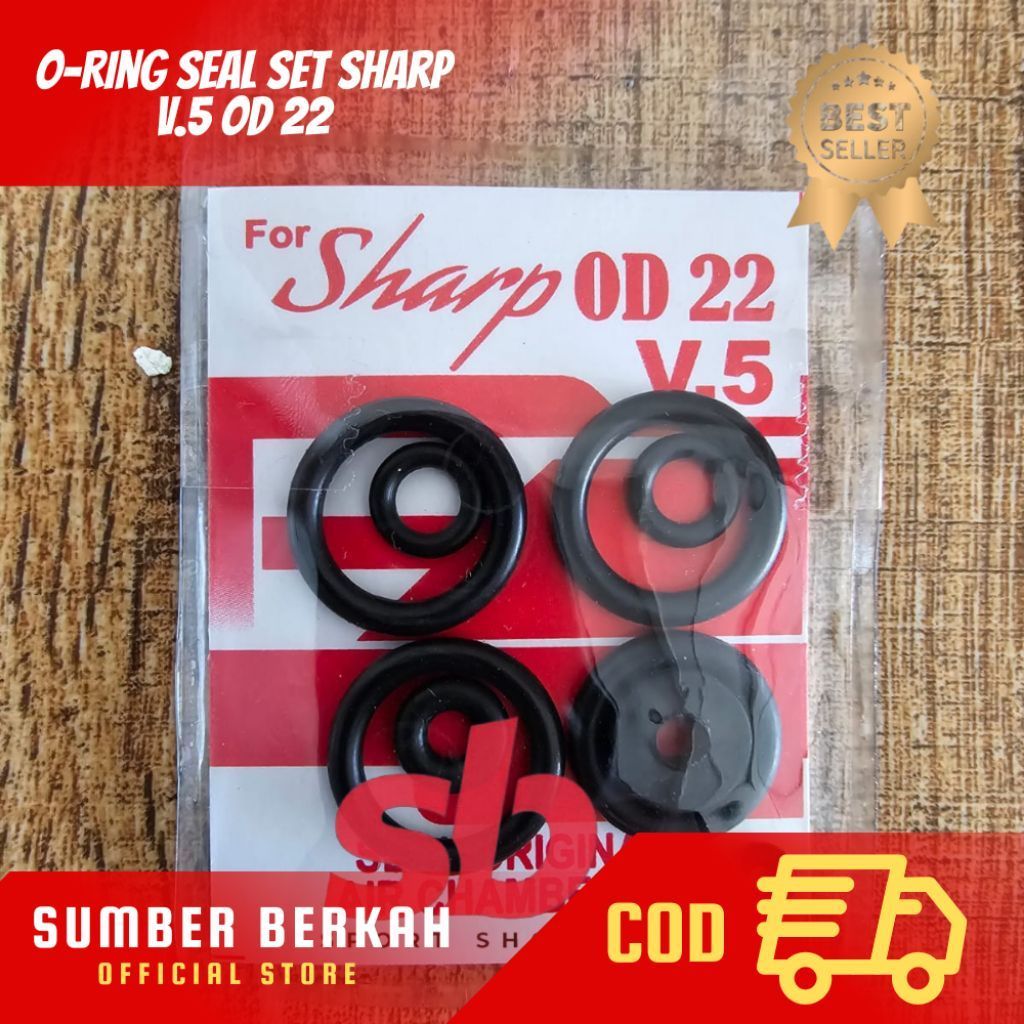 Seal Set V5 OD 22 - Sil Set Sharp