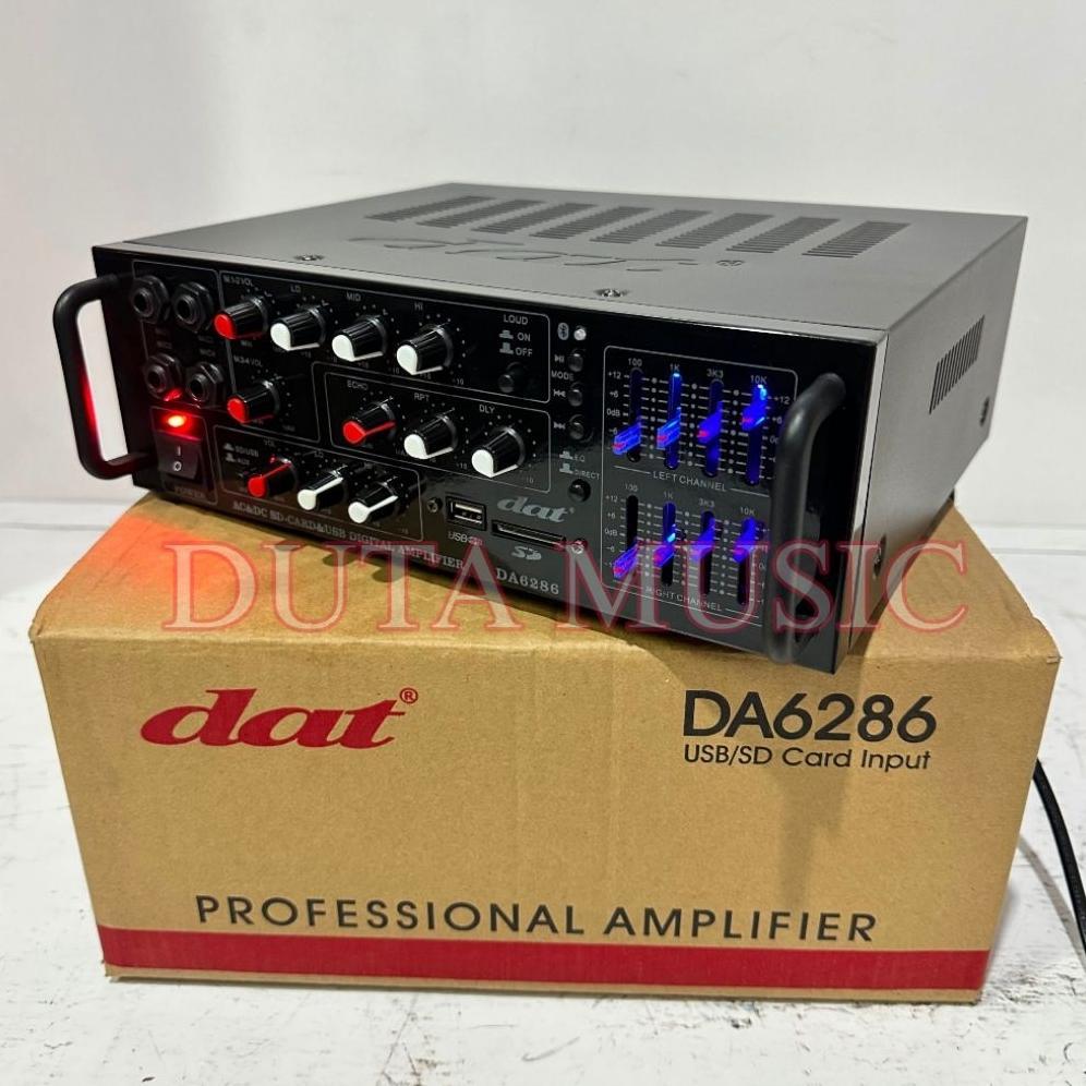 Power Amplifier Karaoke Dat Da 6286 Original Amplifier Dat Da6286 DT6286 ( Bisa COD )