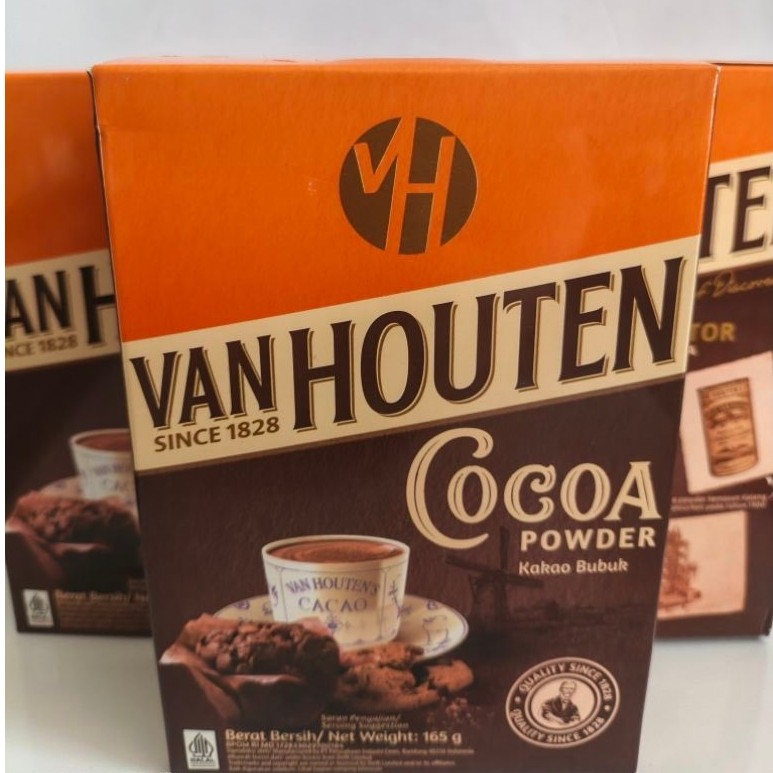 Van Houten Coccoa Powder Kemasan 165gr | Cokelat Bubuk Van Houten | VanHouten