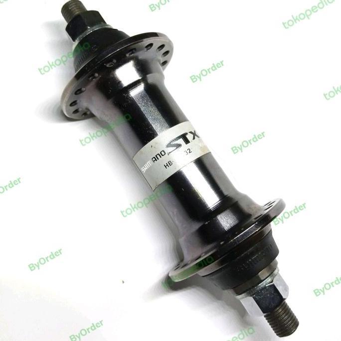 HUB DEPAN SHIMANO STX PARALLAX 32 HOLE BOLTS JAPAN VIA BRONZE NOS