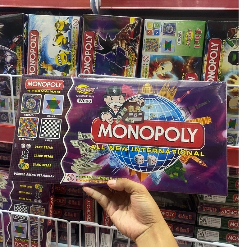 Monopoli Mainan Keluarga Monopoli papan monopoli