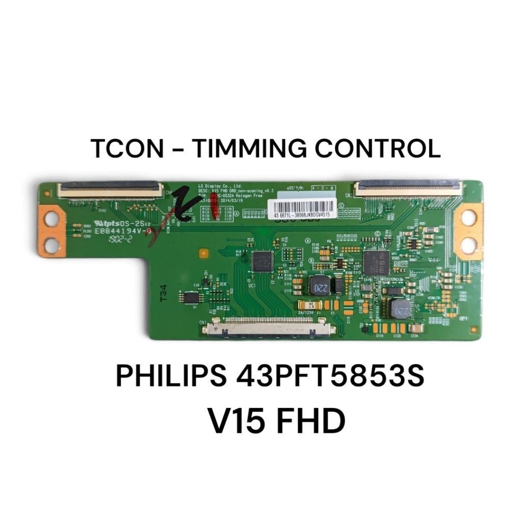 TCON - TIMMING CONTROL TV LED PHILIPS 43PFT5853S