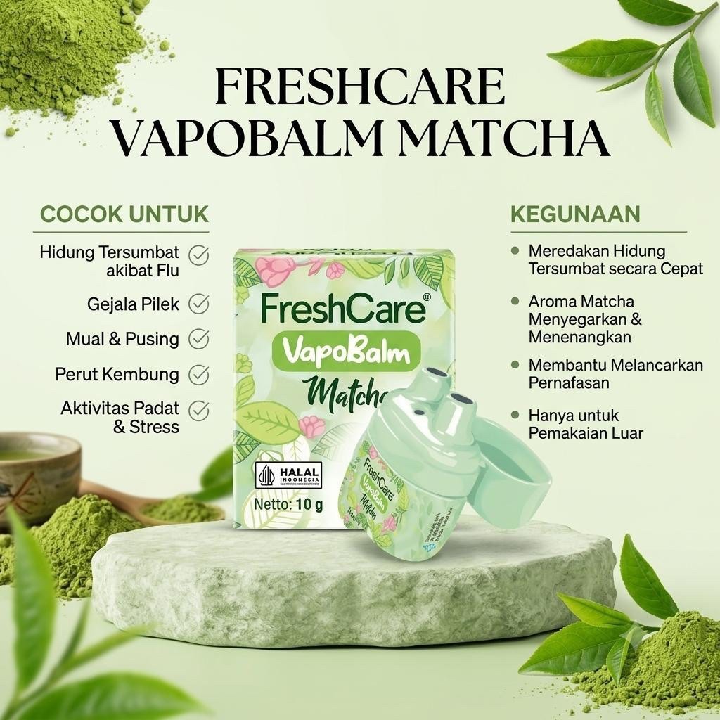 Freshcare Smash PROMO LEBIH HEMAT FreshCare VAPOBALM Matcha, Freshcare Matcha, Freshcare Smash, Fres