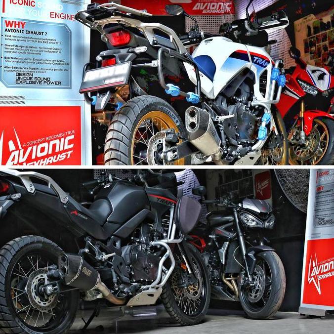 Knalpot Honda TRANSALP 750 AVIONIC EXHAUST - SUPER BASS