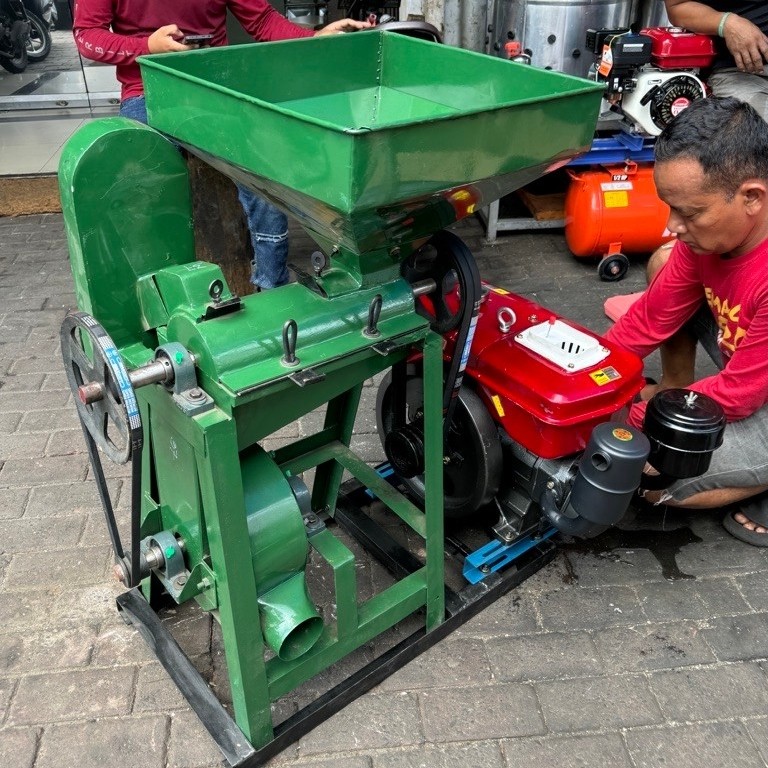 HULLER KOPI + MESIN DIESEL FUMITSU 8HP, complete
